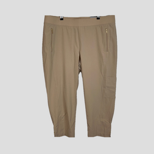 Chico's Zenergy Neema Grace Khaki Crop Pants XL